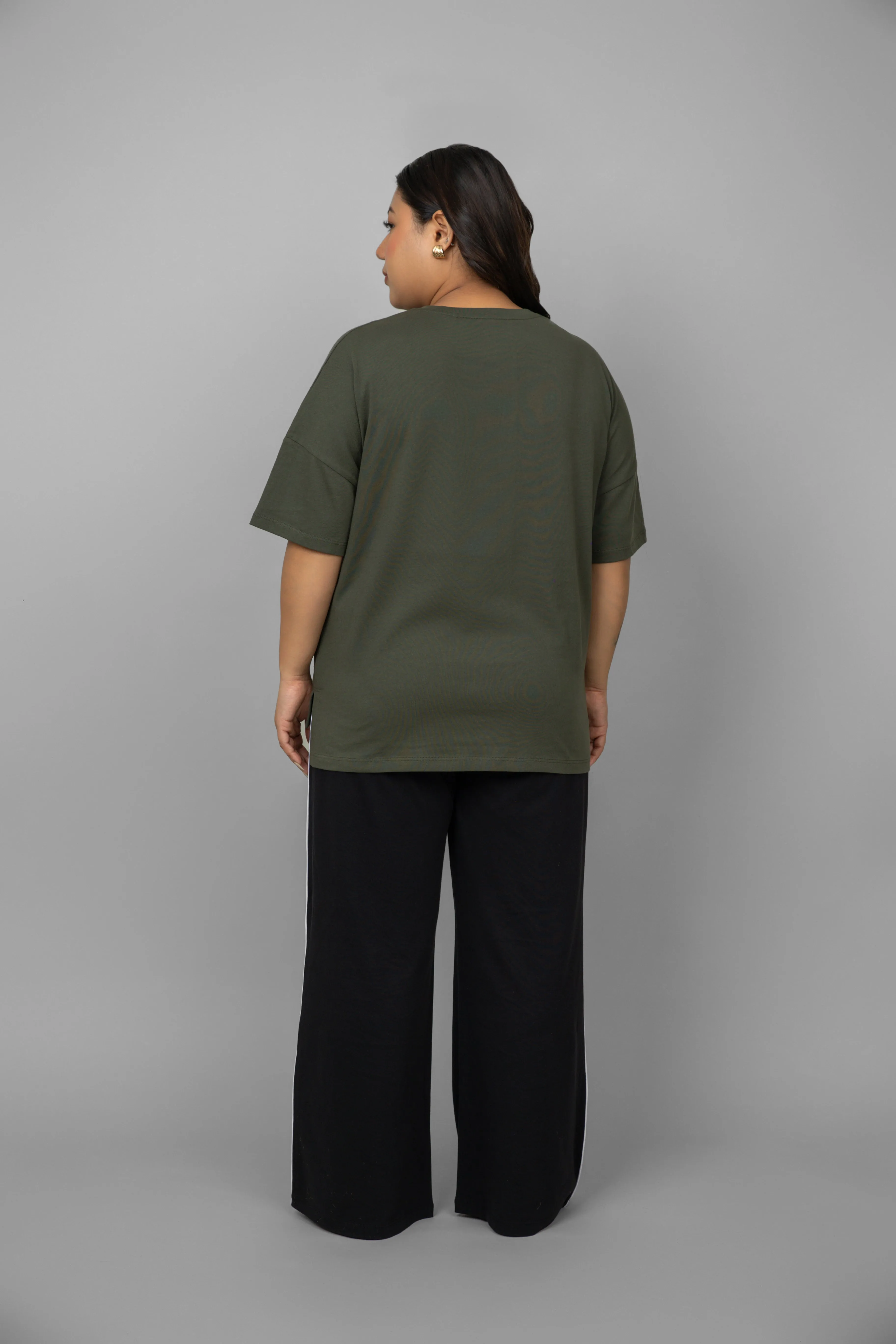 Green Oversized Cotton Tee