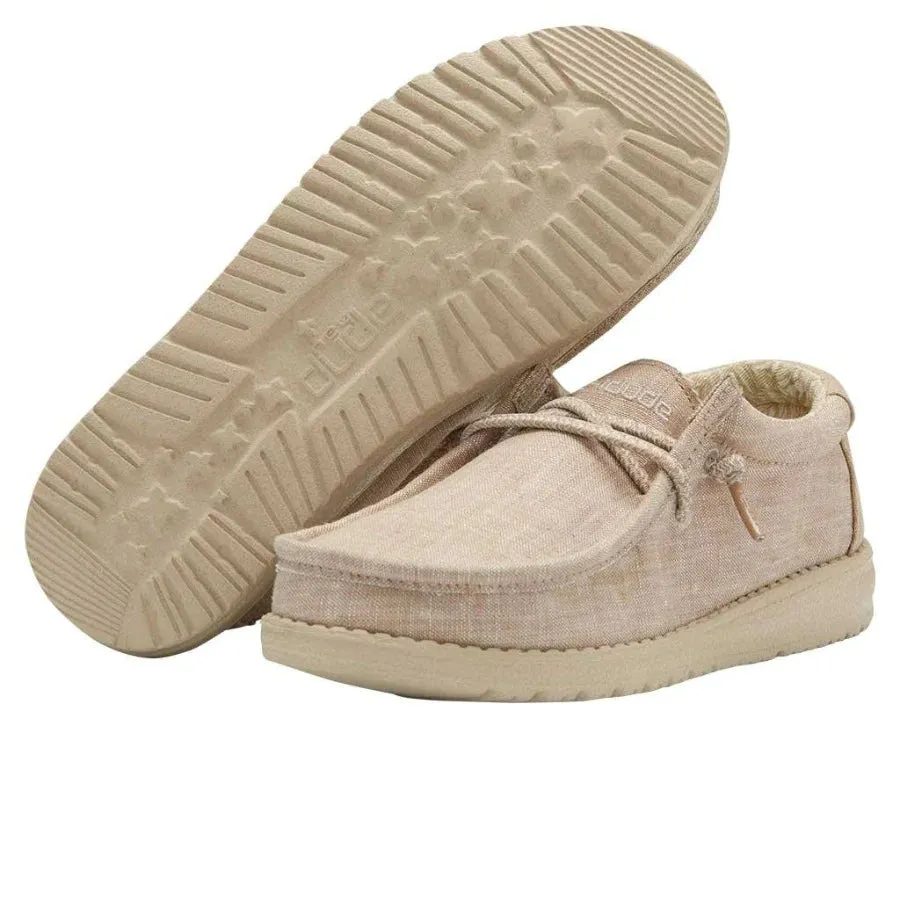 HEY DUDE YOUTH Wally Basic (Beige)