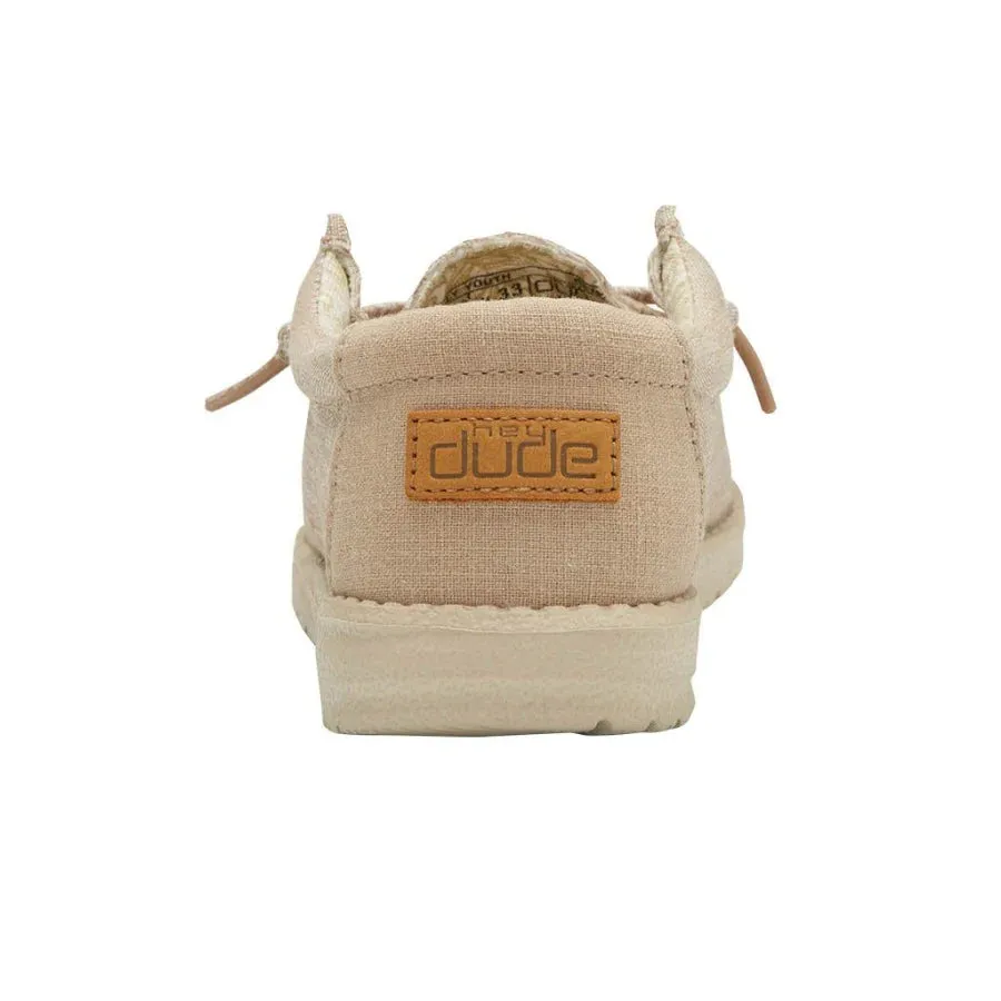 HEY DUDE YOUTH Wally Basic (Beige)