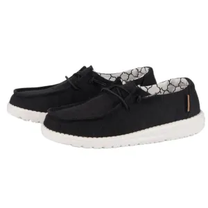 HEY DUDE YOUTH Wendy Linen (Black)