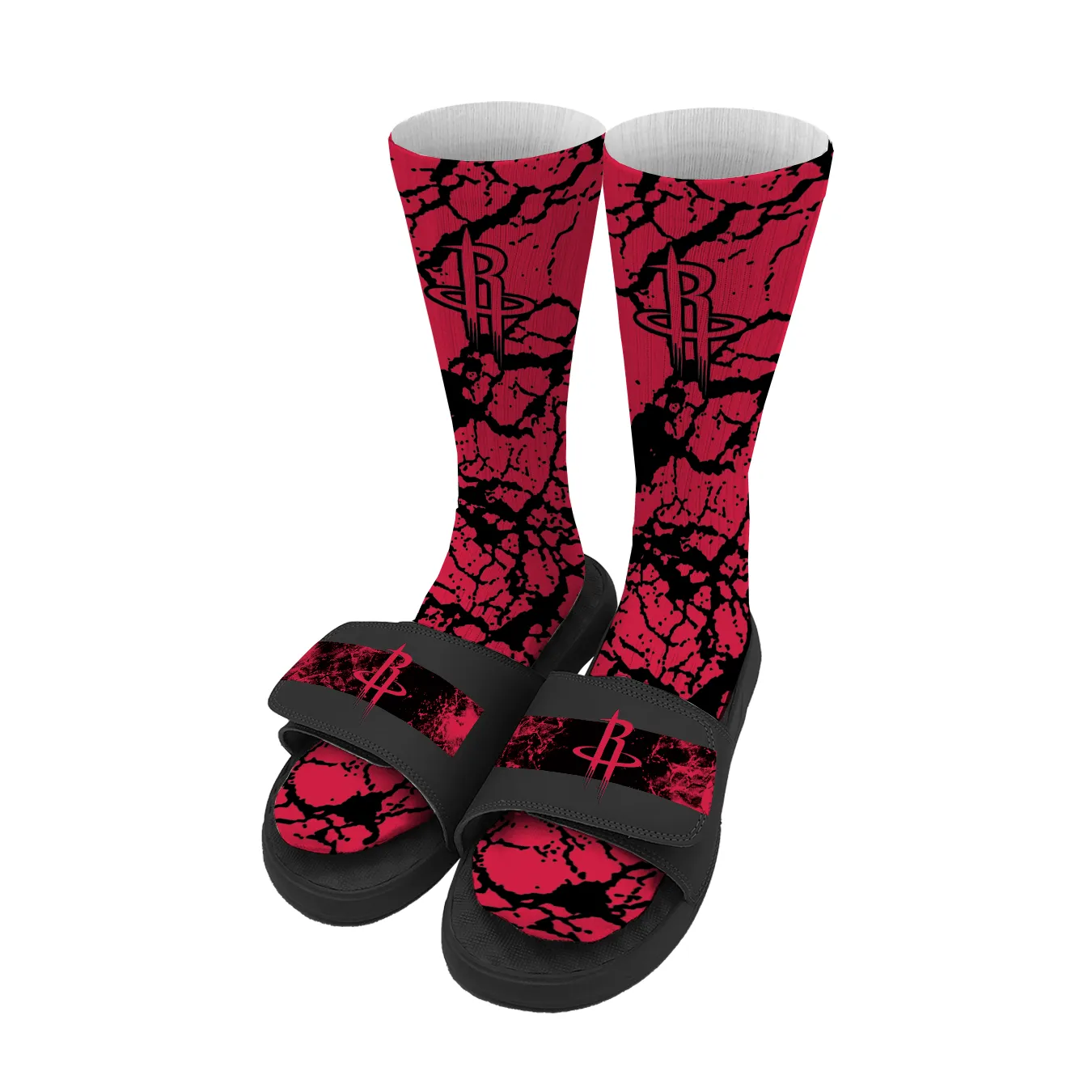 Houston Rockets Distressed Sock Bundle