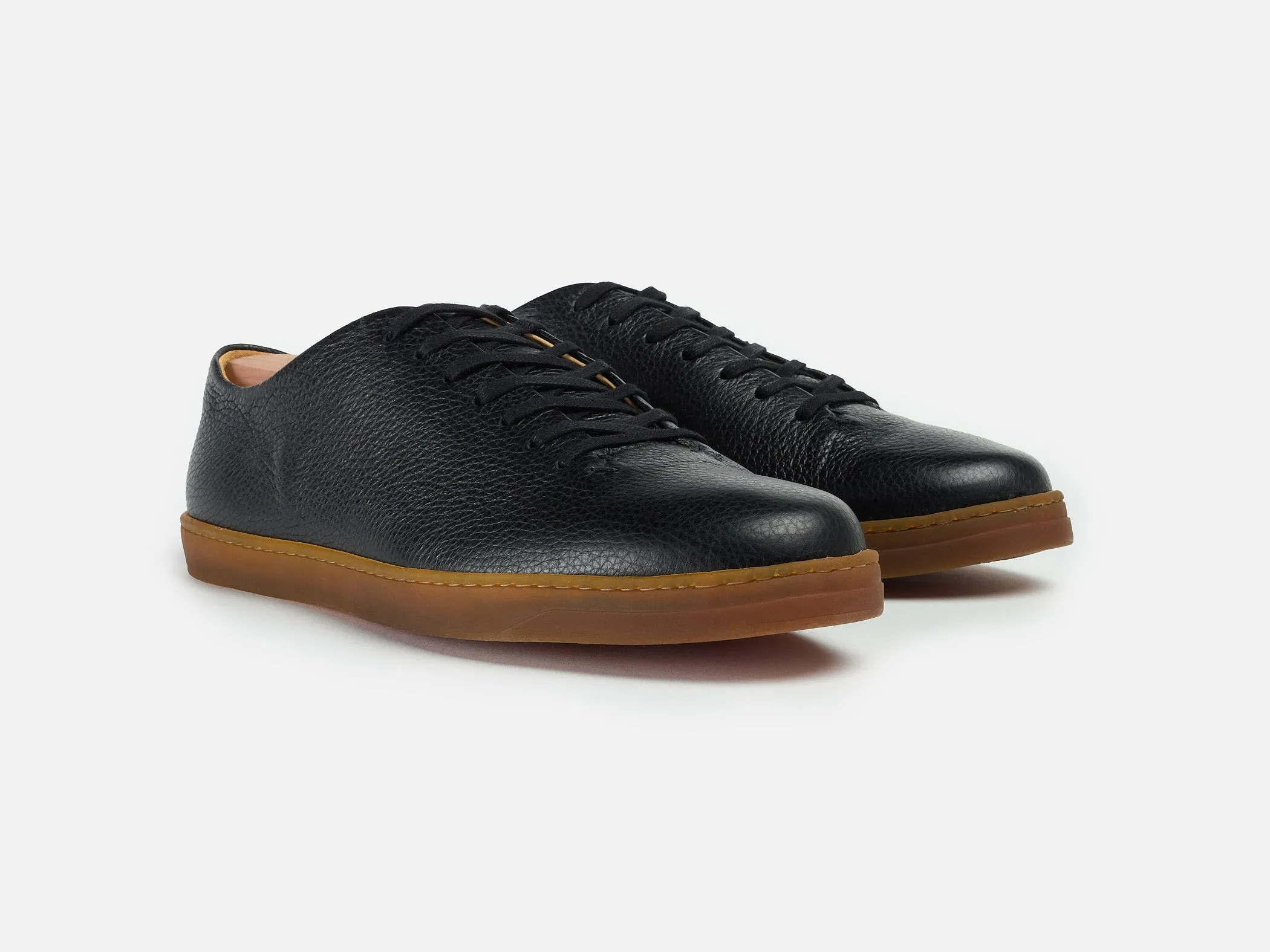 Huxley Sneaker - Deerskin Black