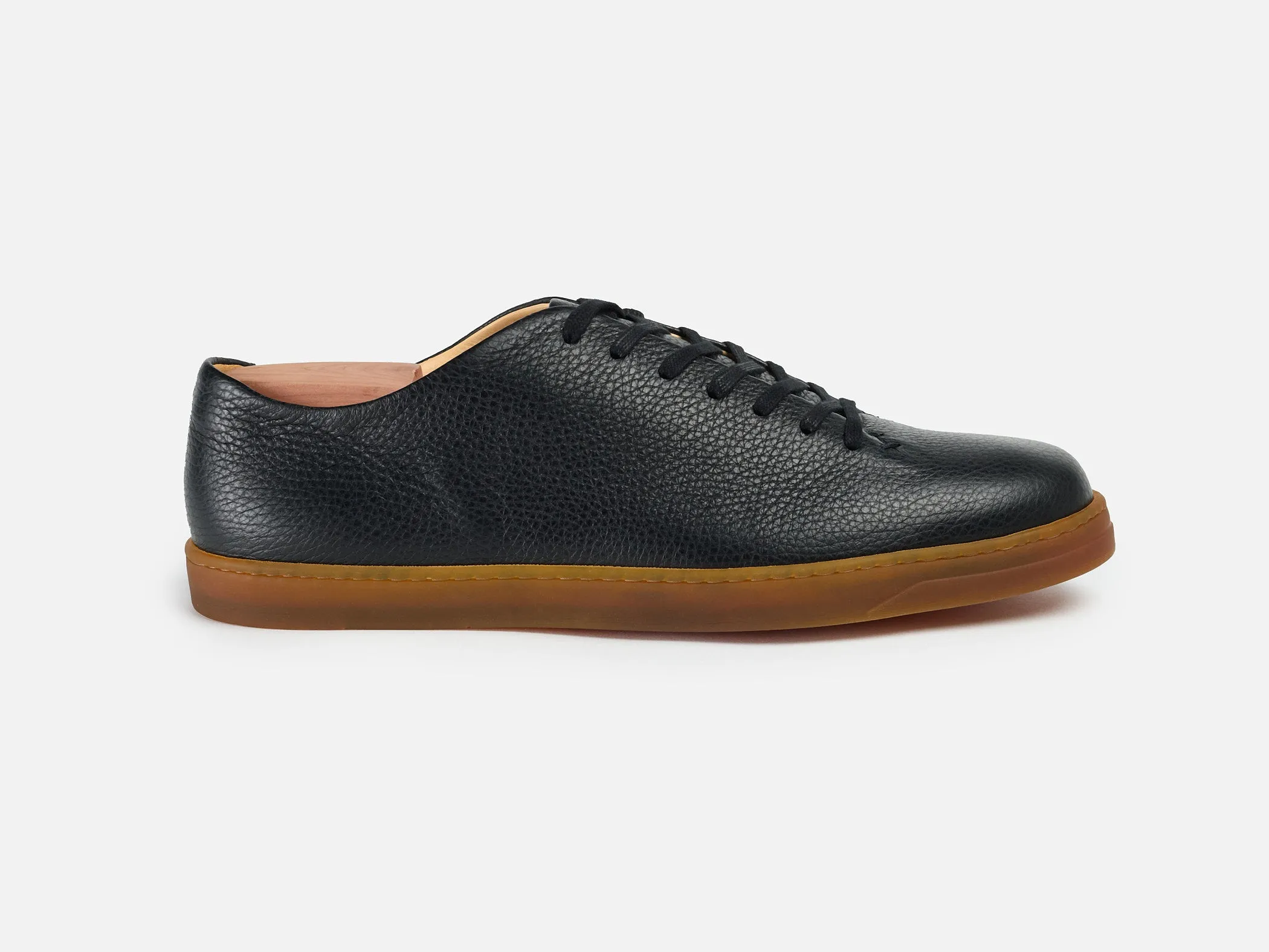 Huxley Sneaker - Deerskin Black