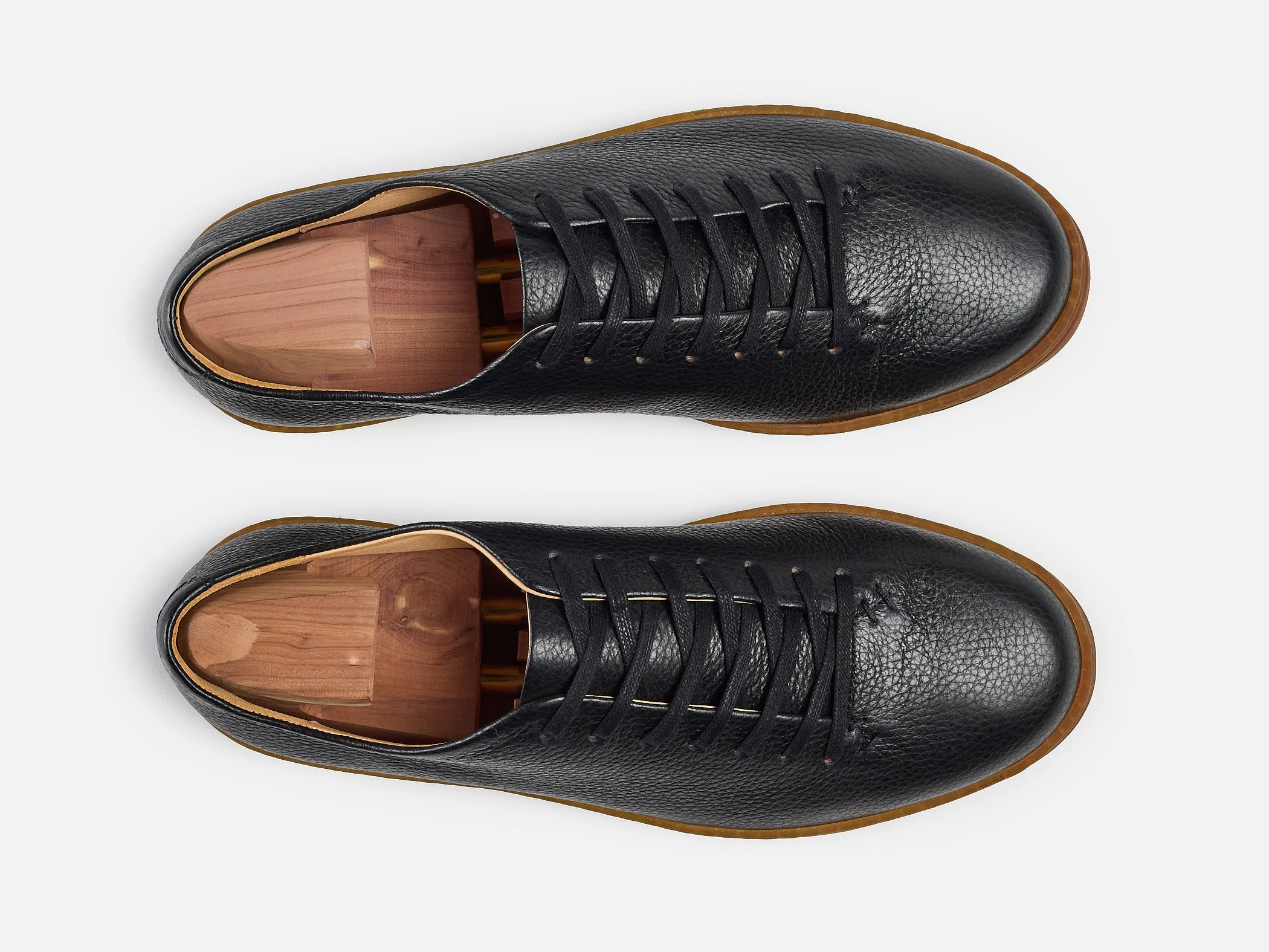 Huxley Sneaker - Deerskin Black