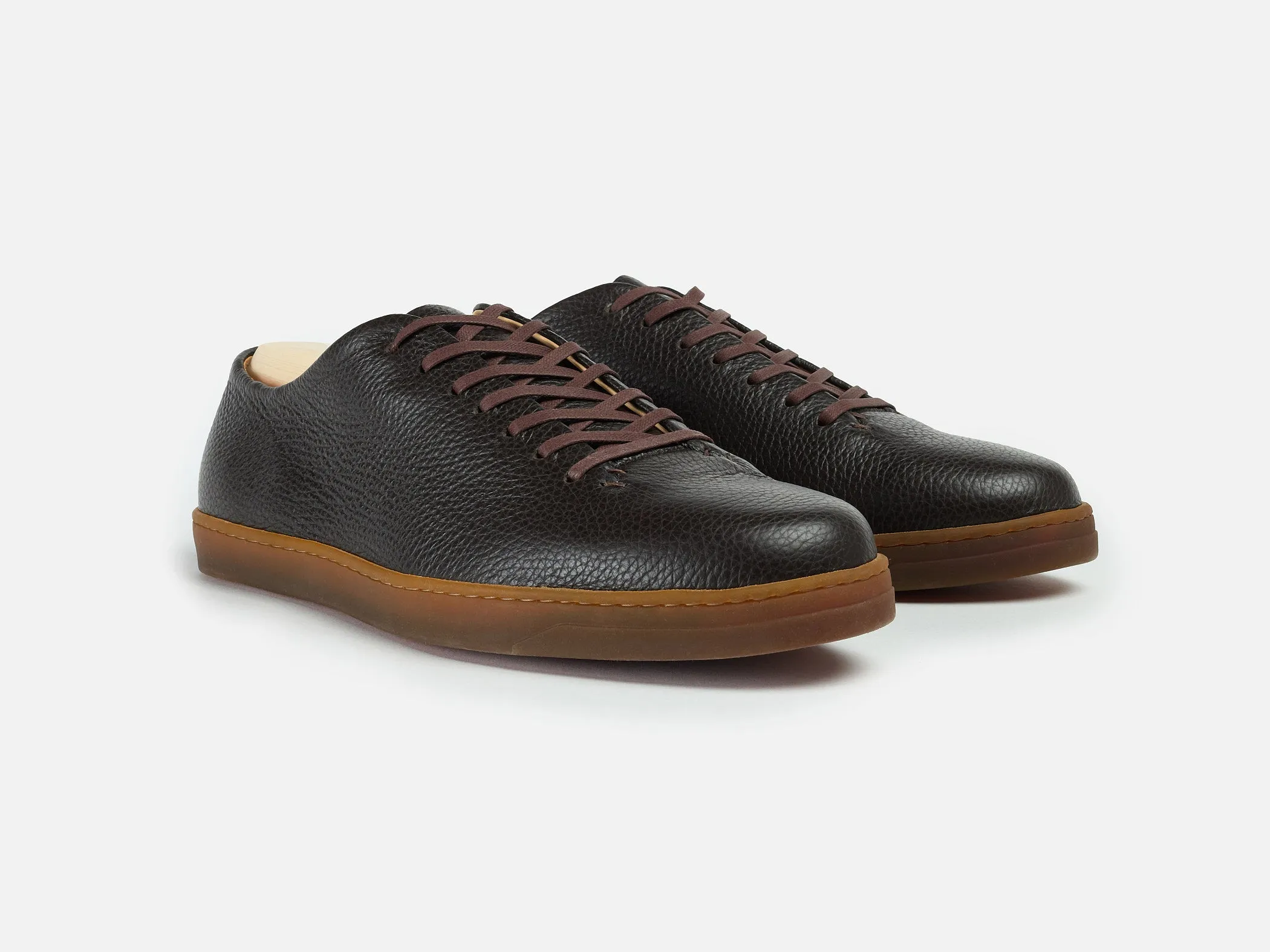 Huxley Sneaker - Deerskin Burgundy