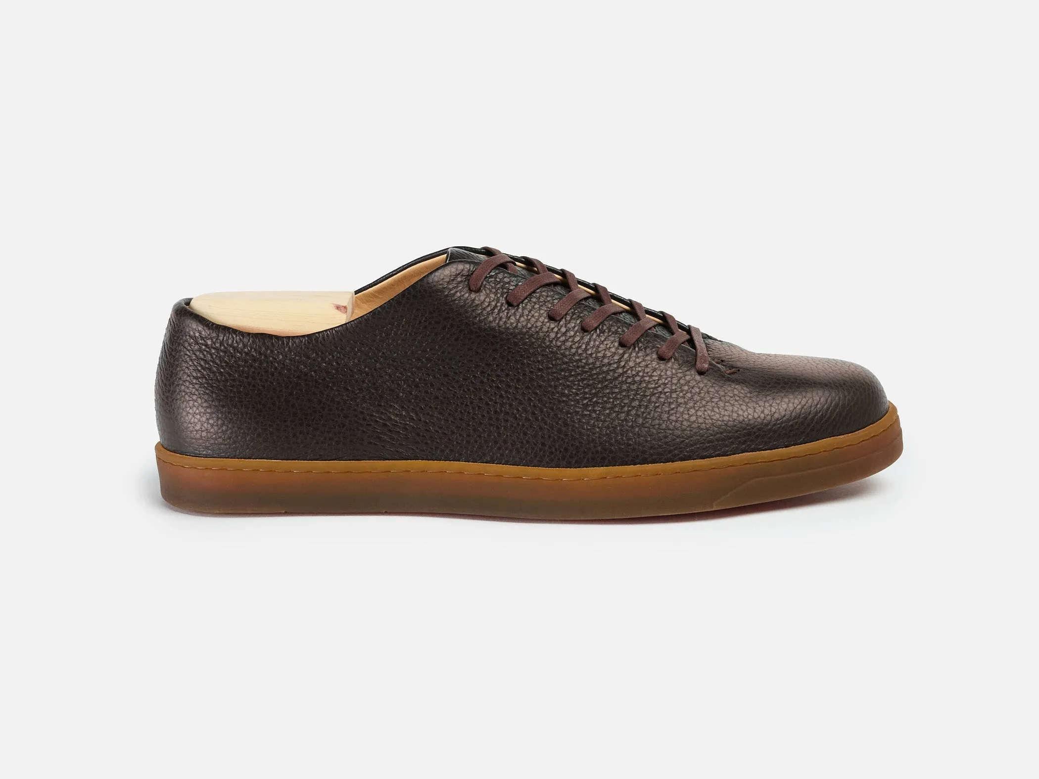 Huxley Sneaker - Deerskin Burgundy