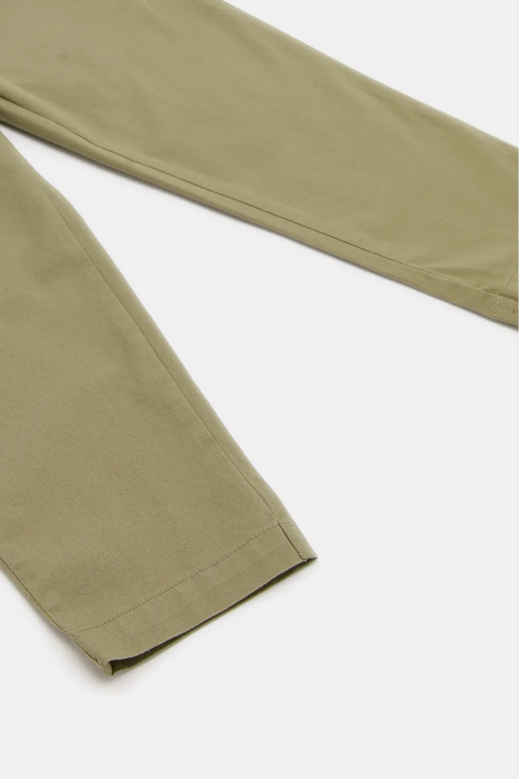 Infant Boys Olive Chino Pull On Trouser