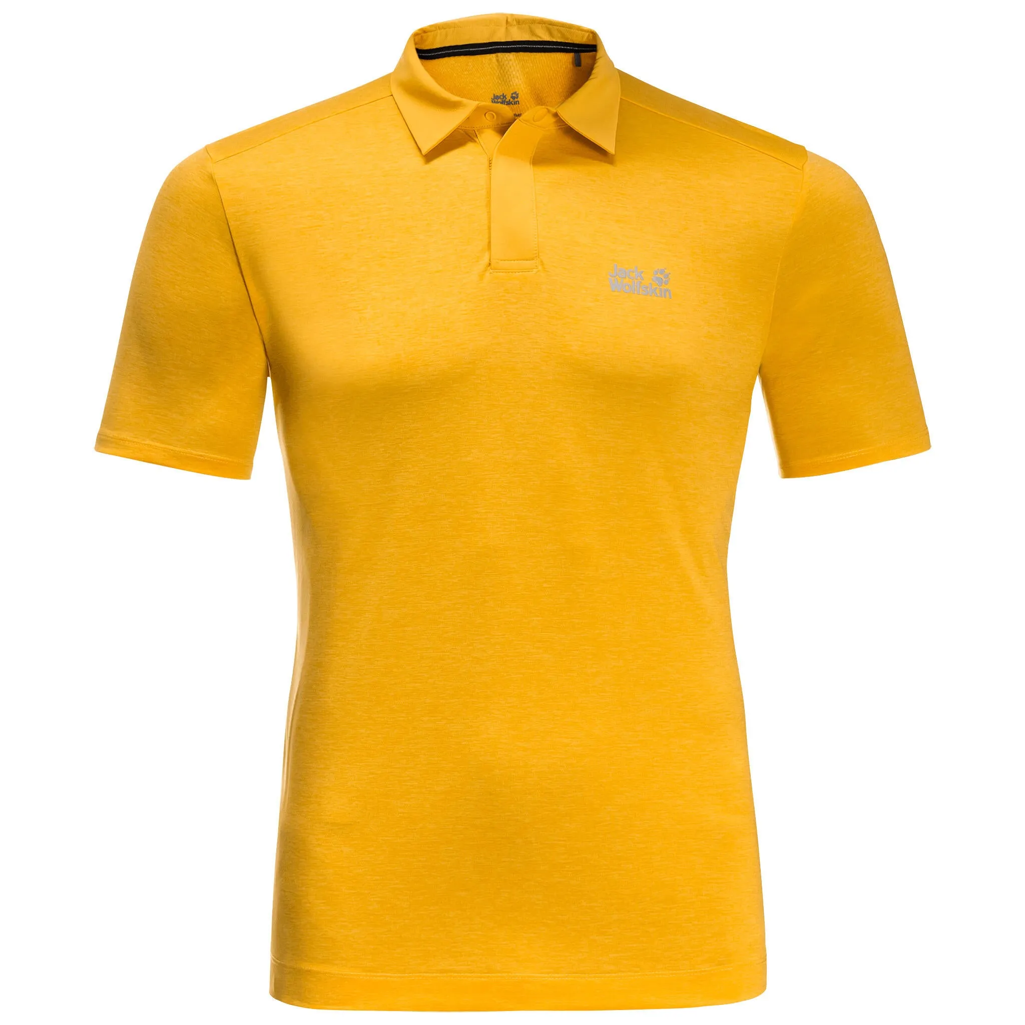 Jack Wolfskin Pack & Go Polo Shirt, Yellow