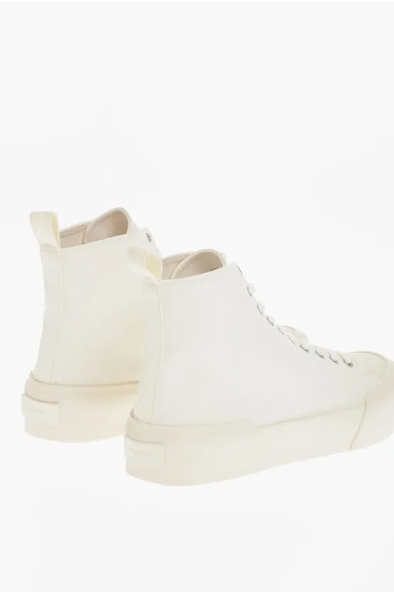 Jil Sander Fabric High-tio Sneakers