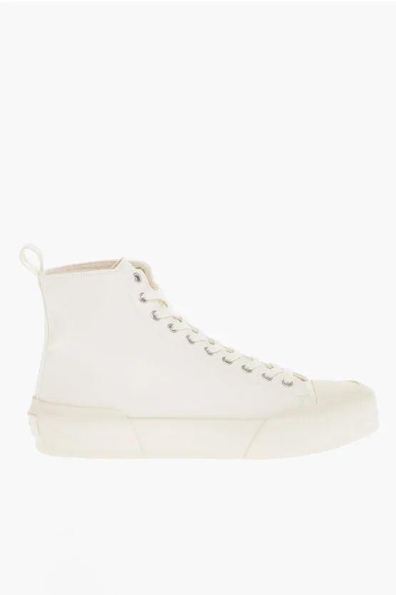 Jil Sander Fabric High-tio Sneakers