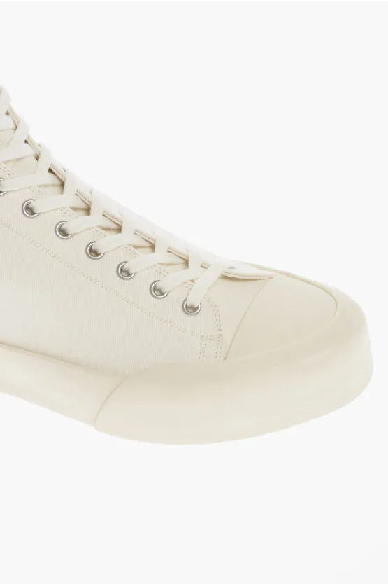 Jil Sander Fabric High-tio Sneakers