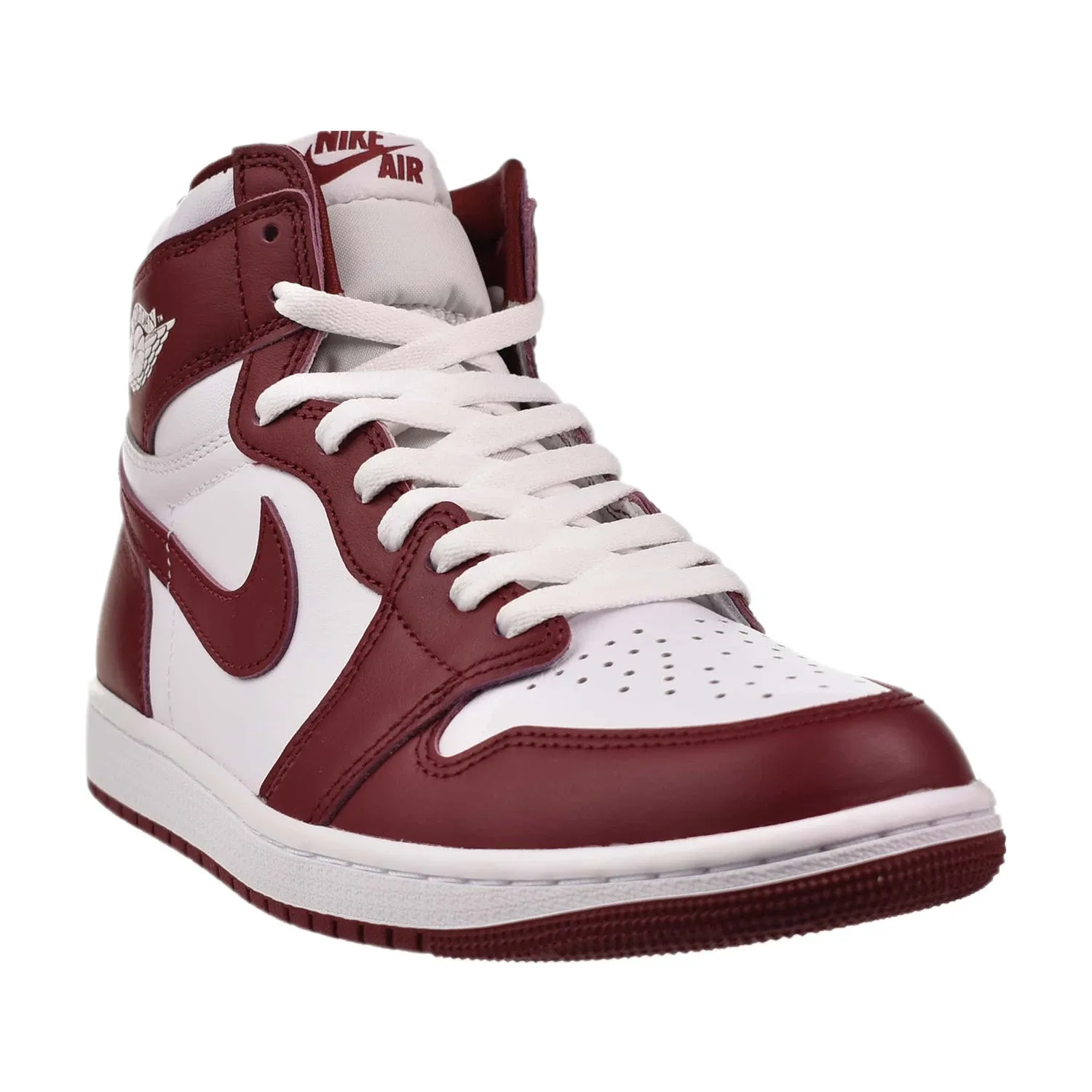 Jordan 1 Retro High OG Men's Shoes White-Team Red