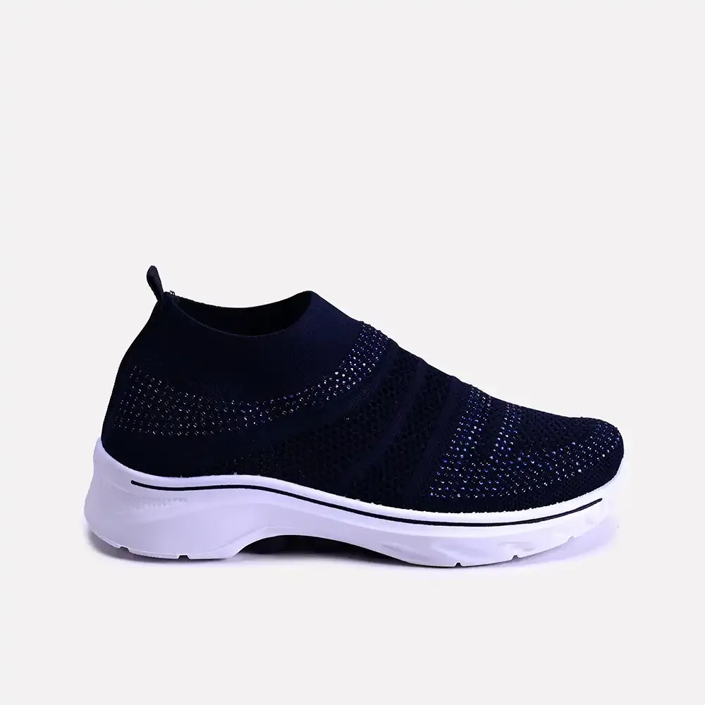 Julia Blue Slip On Sneakers 0440664