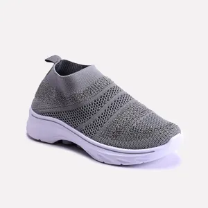 Julia Gray Slip On Sneakers 0440664