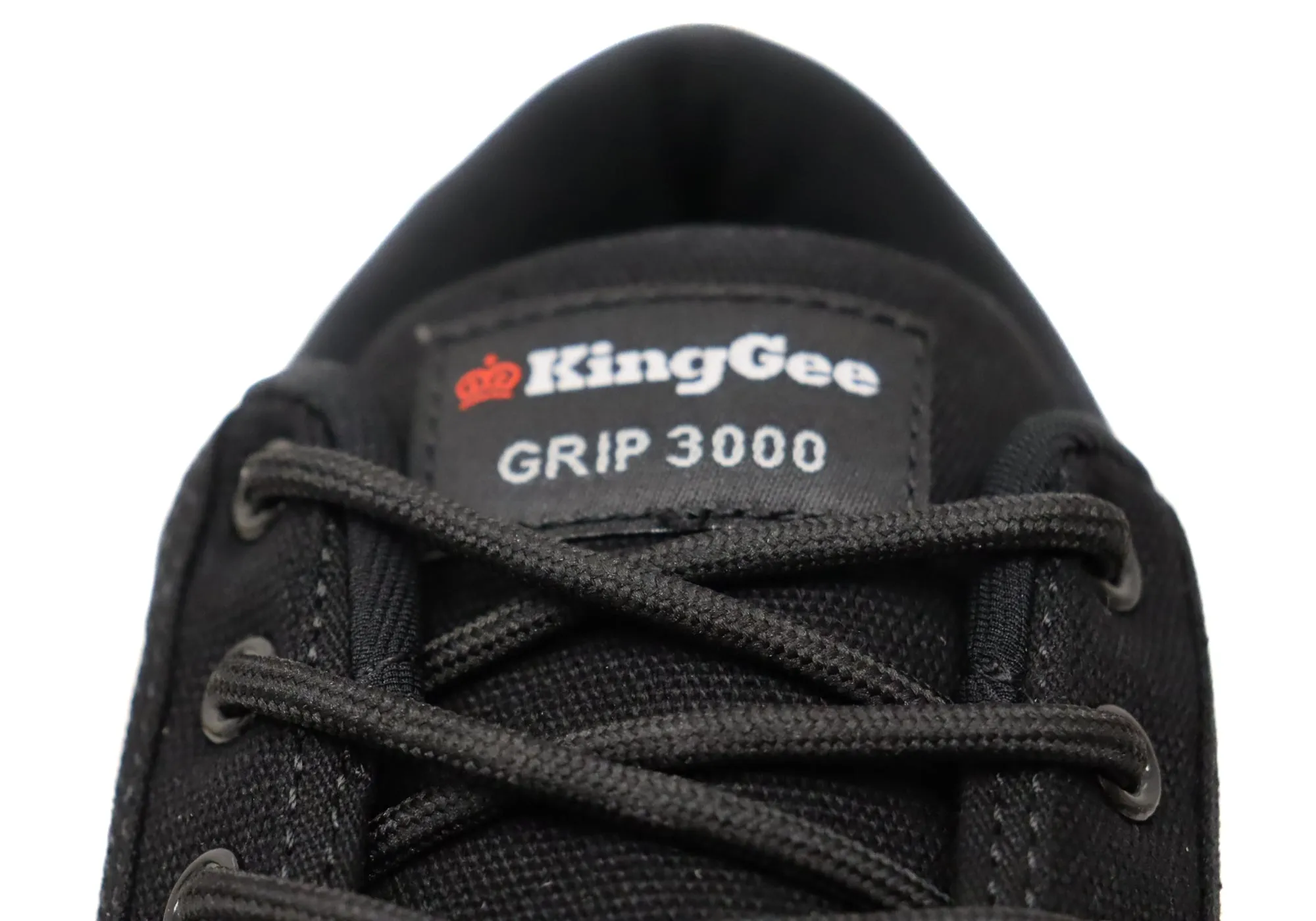 KingGee Mens Grip 3000 Slip Resistant Canvas Safety Shoes