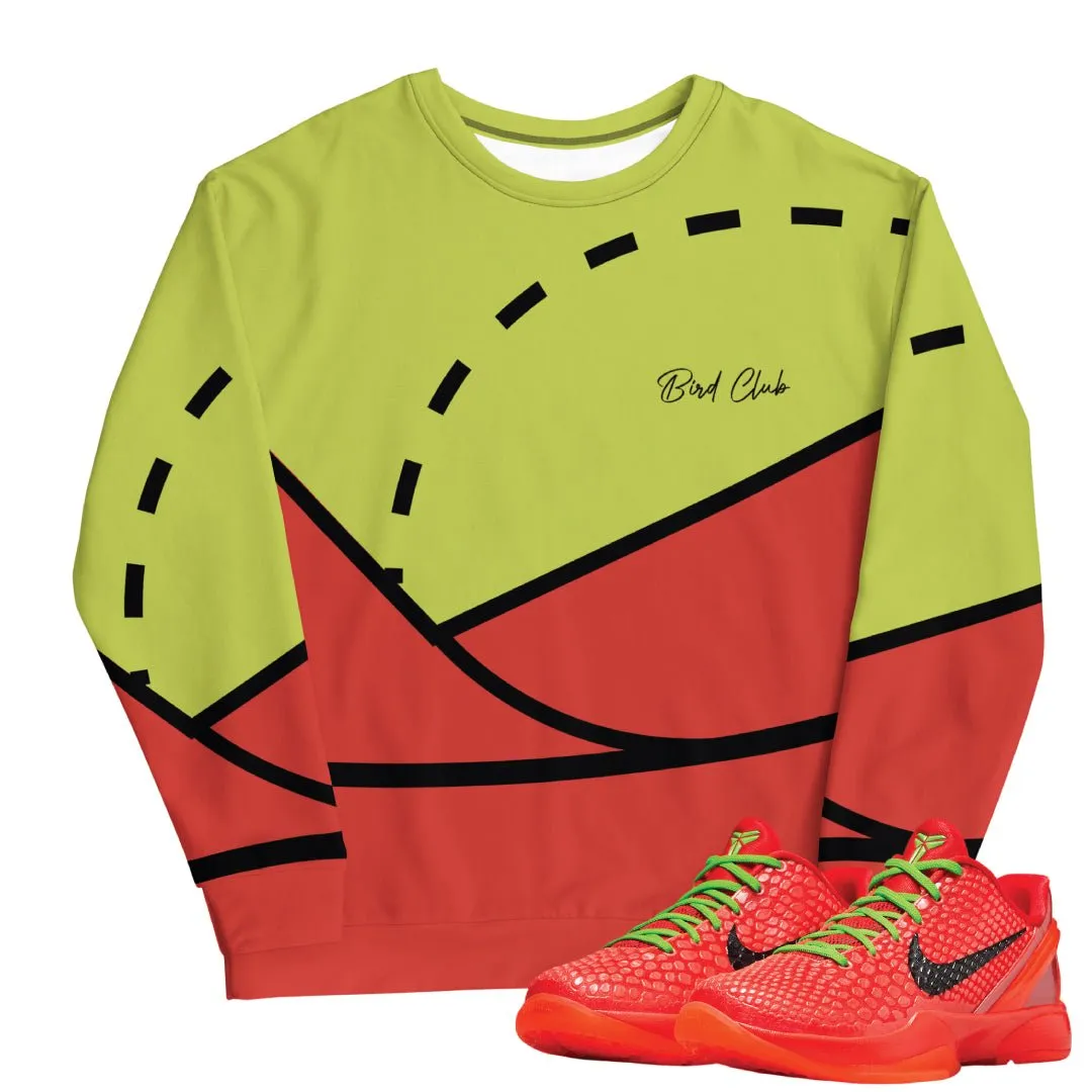 Kobe 6 Protro Reverse Grinch "Court" Sweatshirt