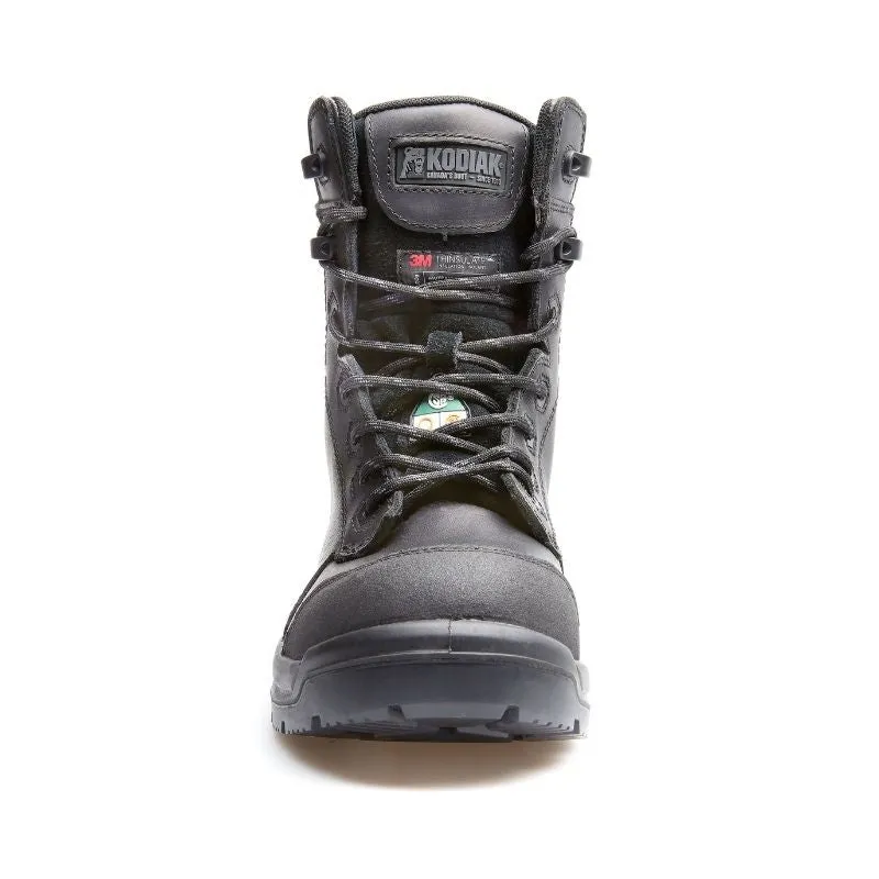 Kodiak AXTON Men's 8" Metal-Free Composite Toe Work Boot KD0A4TDEBLK - Black