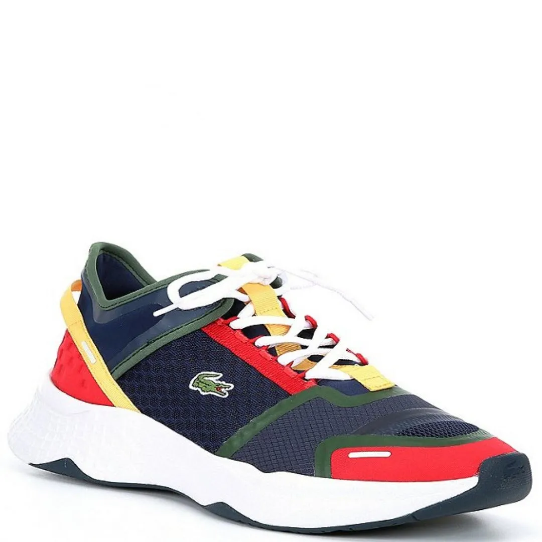 LACOSTE COURT-DRIVE VNT  7222 SMA  TEXT - MENS /NAVY /GREEN