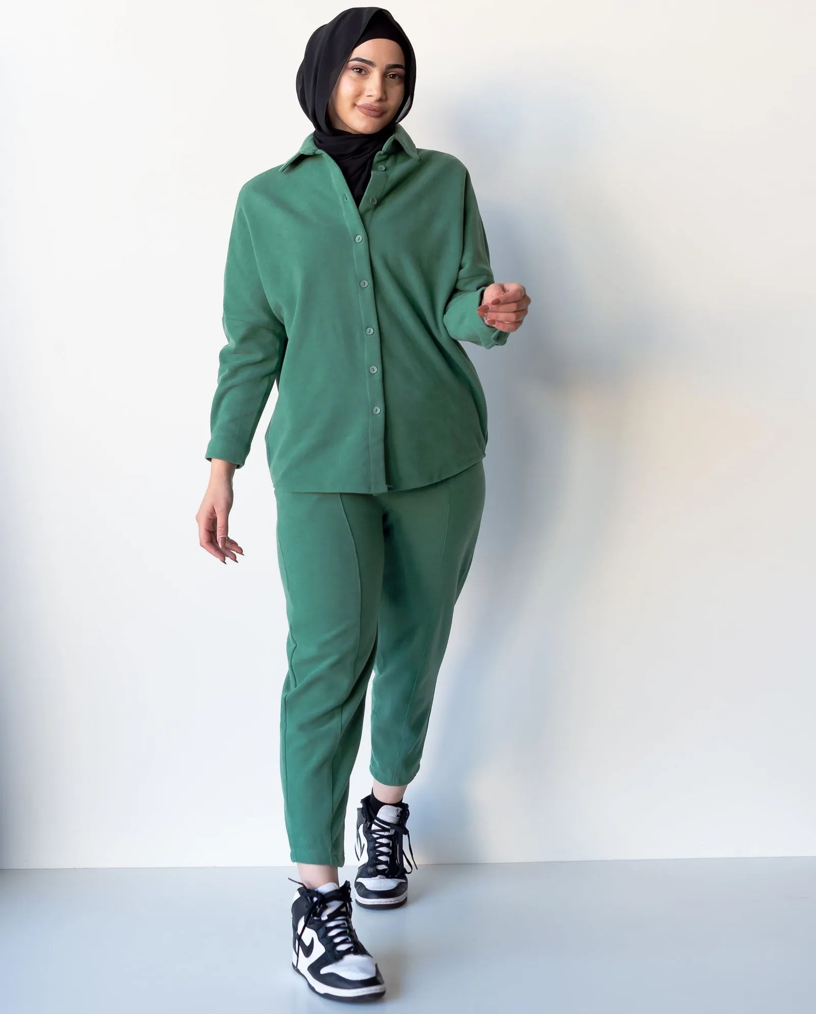 LADIES KNIT TRACKSUIT SET