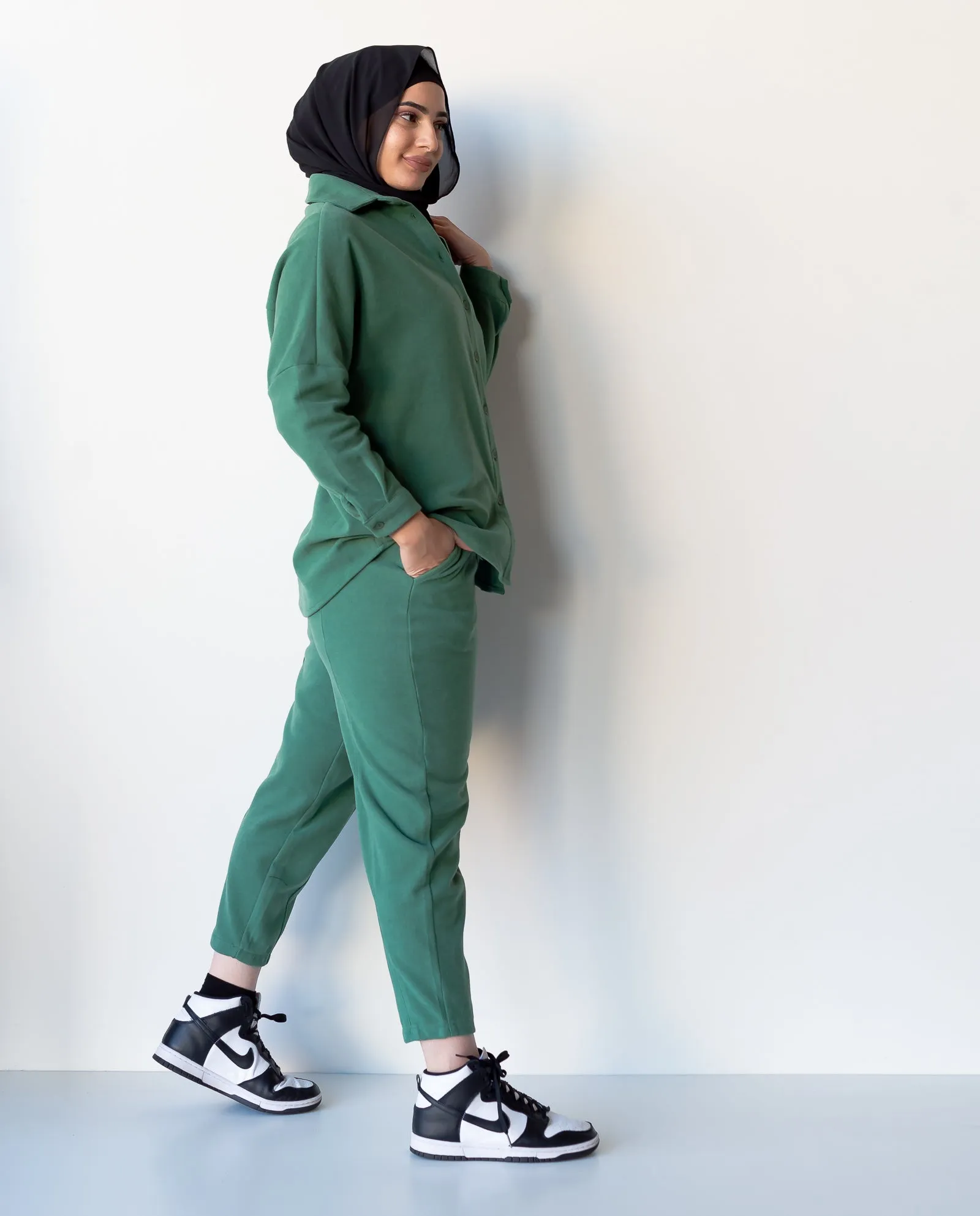 LADIES KNIT TRACKSUIT SET