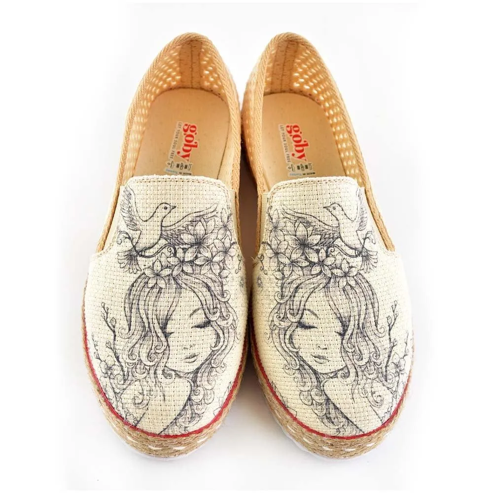 Lady and Birds Sneaker Shoes DEL120