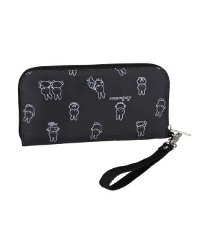 LeSportsac x Dick Bruna Tech Wallet Wristlet Miffy Black Stencil