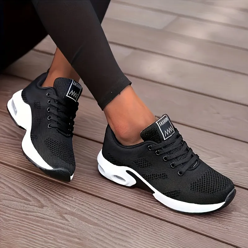 Lightweight Stylish Sneakers - Airy Mesh Comfort, Vibrant Monochrome - Ideal for Casual Sport & Outdoor Activities