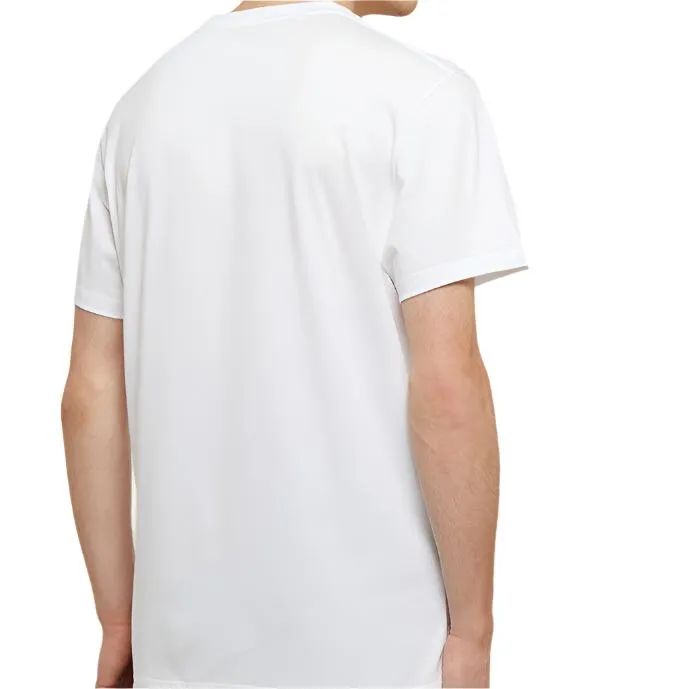 Loewe Anagram Blue Embroidered Logo on White T-Shirt