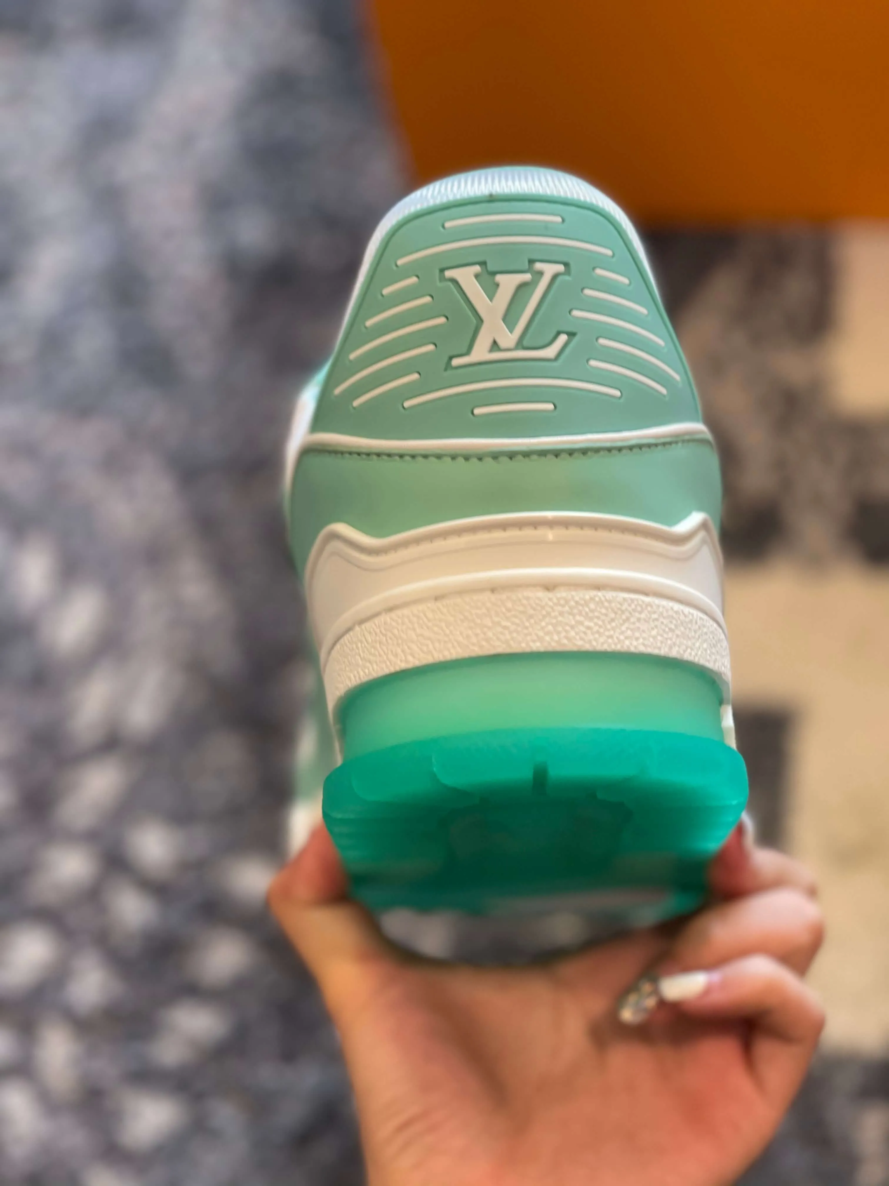 Louis Vuitton LV Trainer Mint Green sneaker