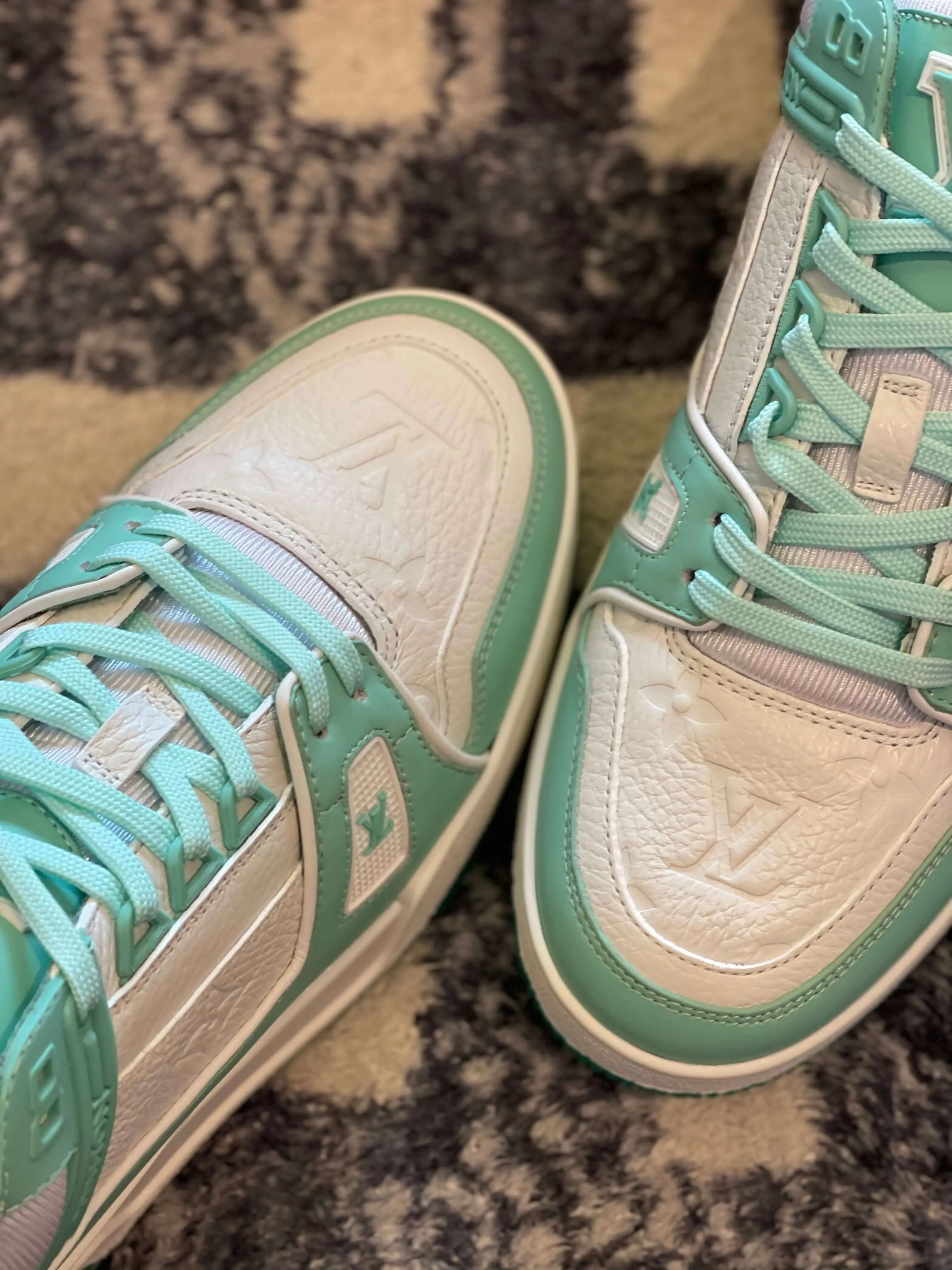 Louis Vuitton LV Trainer Mint Green sneaker