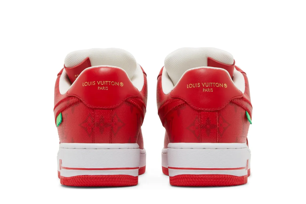 Louis Vuitton x Air Force 1 Low 'White Comet Red'