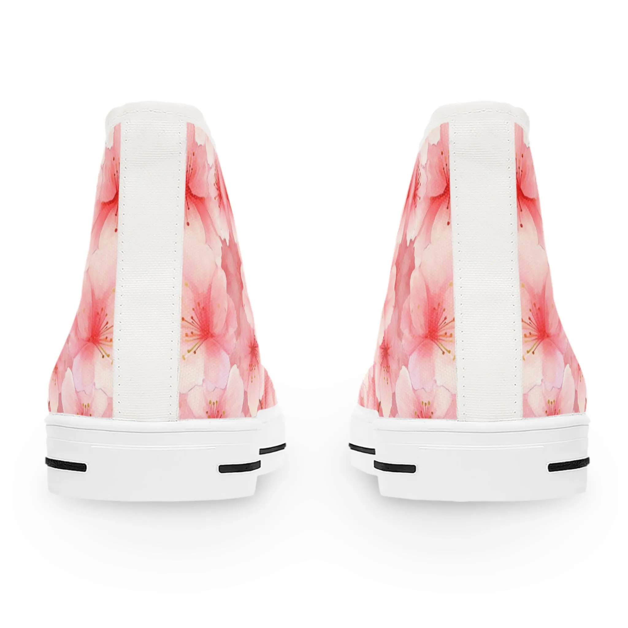 Love Japanese Cherry Blossom Flower Women's High Top Sneakers