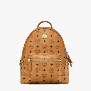 M.C.M Stark Side Studs Backpack in Visetos