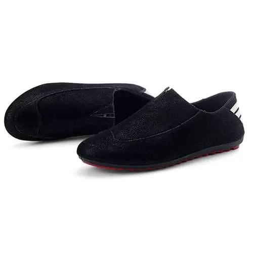 Men Shoes Flats Comfortable Soft Breathable Casual Outdoor Slip On Flats Loafers Shoes