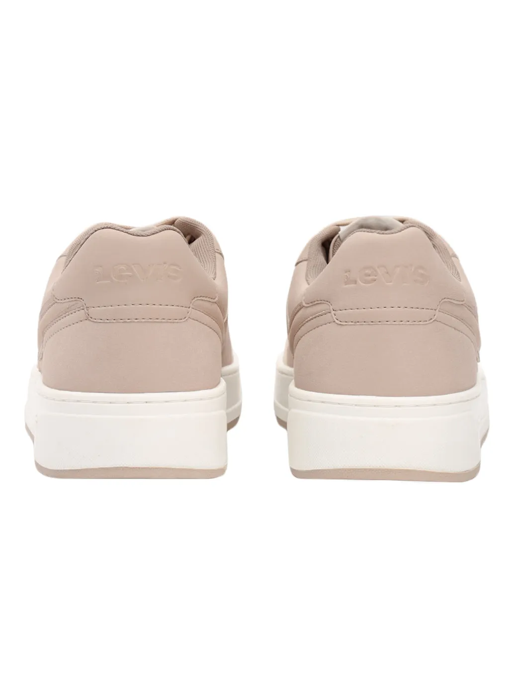 Men's Beige Solid Sneakers