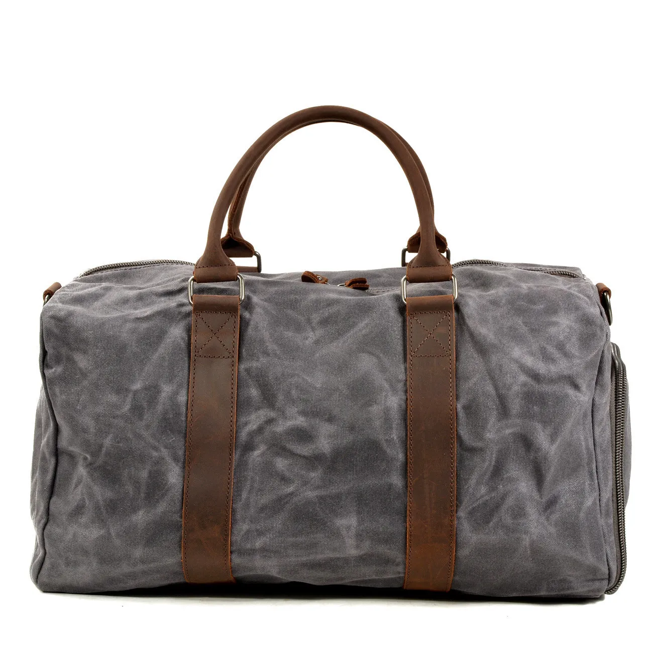 Men's Canvas Leather Bags for Traveling 6061