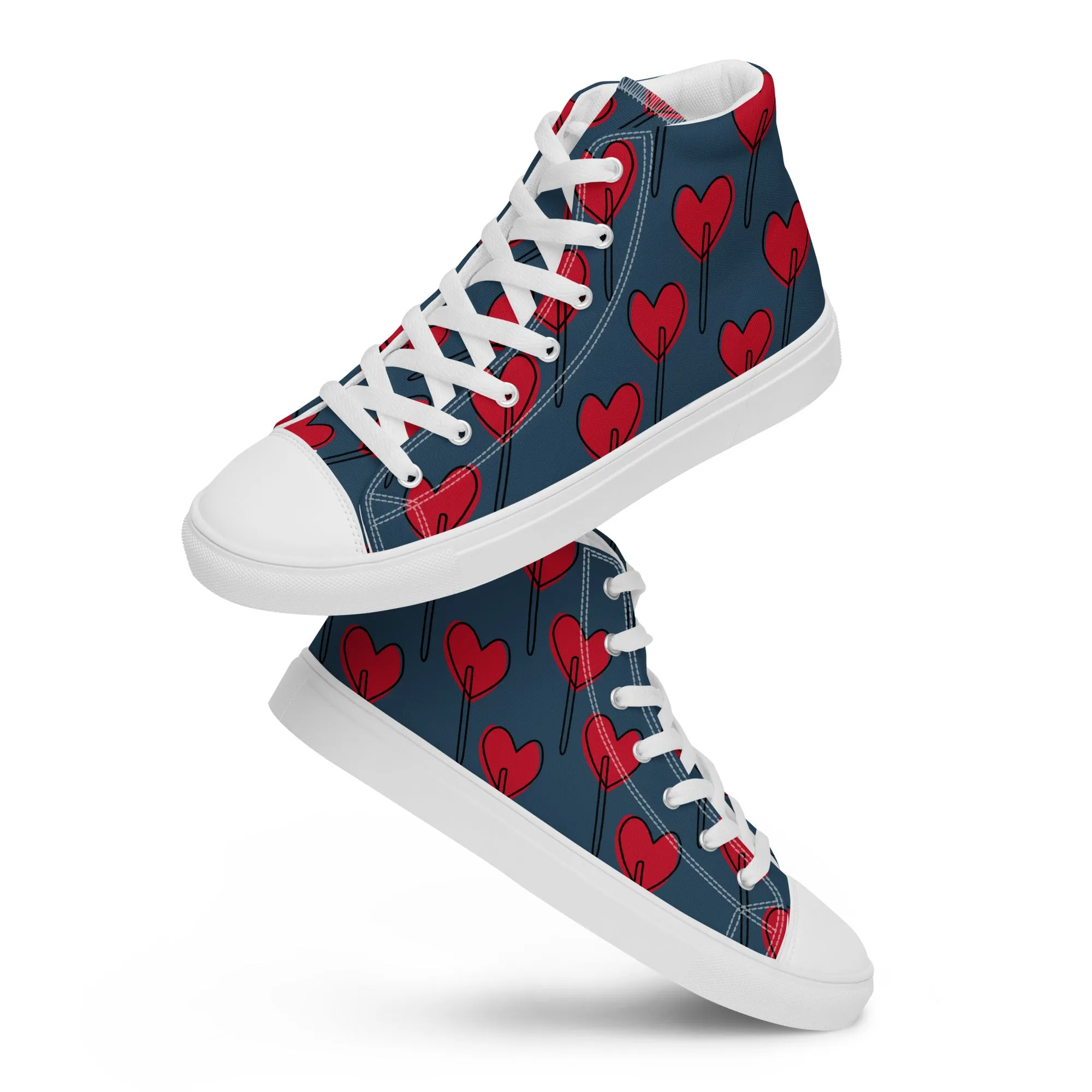 Men’s high top canvas sneaker - James