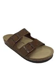 Mens Josef Seibel "Michael 01" Slip-On Sandal 427803-11-330 Brown Leather