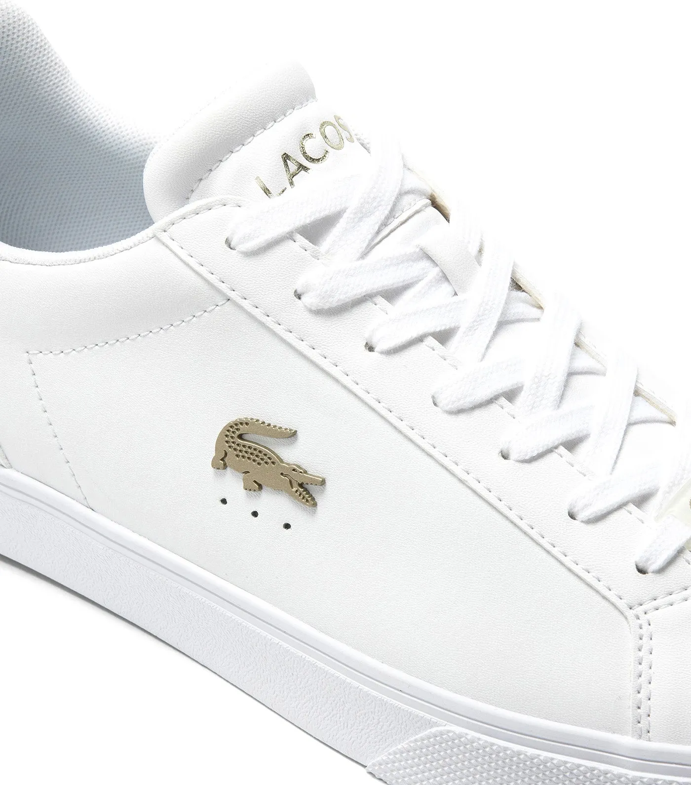 Men's Lacoste Lerond Pro Leather Trainers White/White