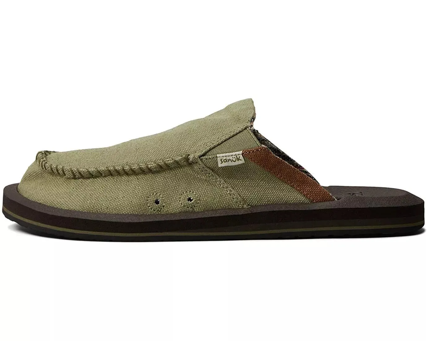 Men's Shoes Sanuk YOU GOT MY BACK SOFT TOP HEMP Loafers 1127214 ARMY