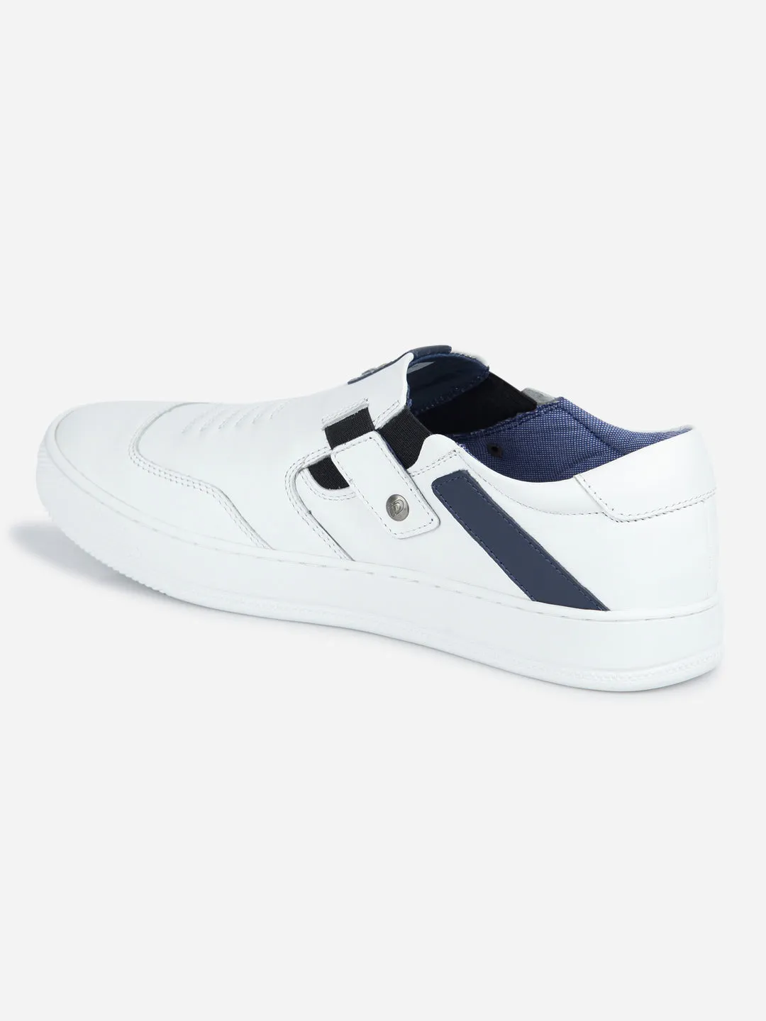 Men's White Slip On Sneaker (ID3050)