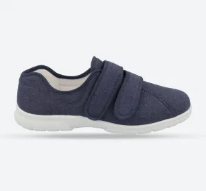 Mens Wide Fit DB Harris Velcro Canvas Shoes