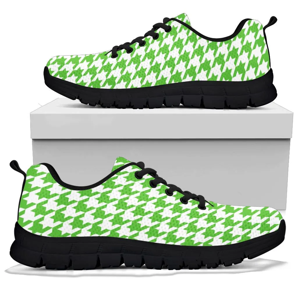 Mesh Sneaker Apple Green on White HT Pattern