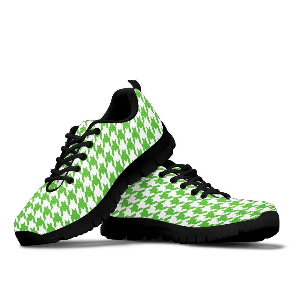 Mesh Sneaker Apple Green on White HT Pattern