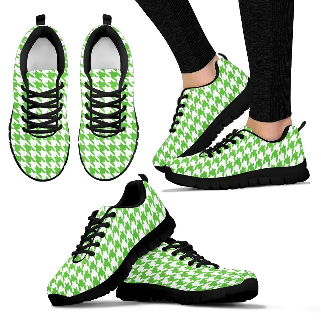 Mesh Sneaker Apple Green on White HT Pattern