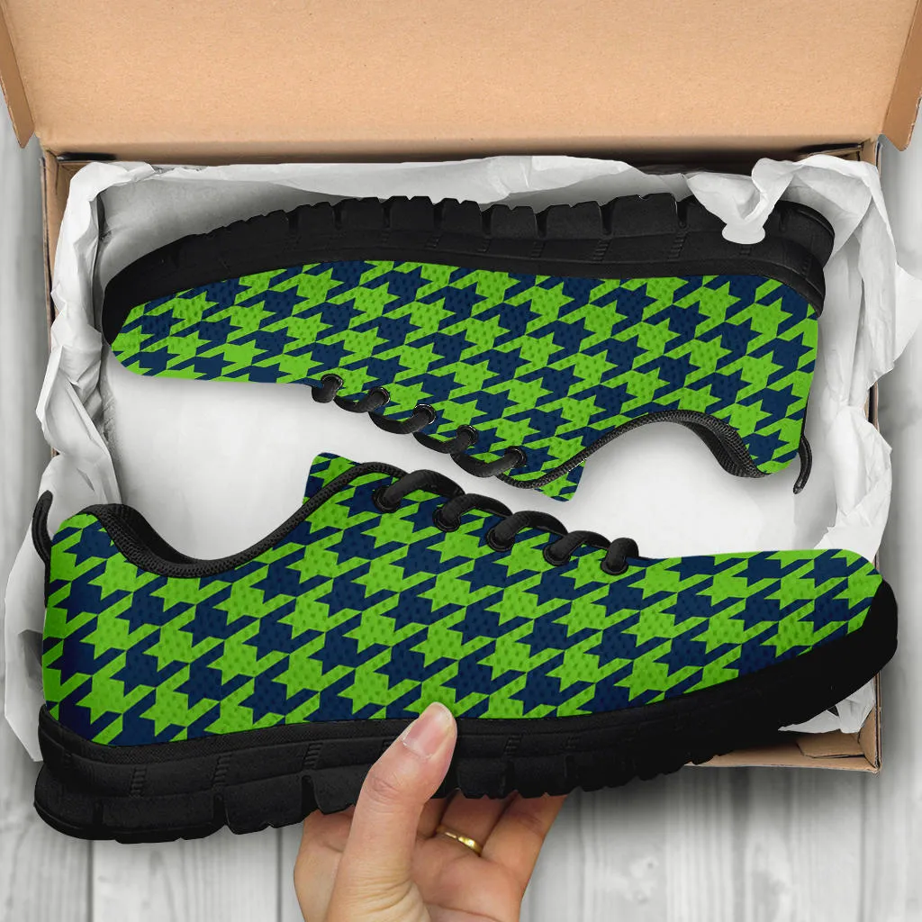 Mesh Sneaker_Navy on Green-A_S HT Pattern