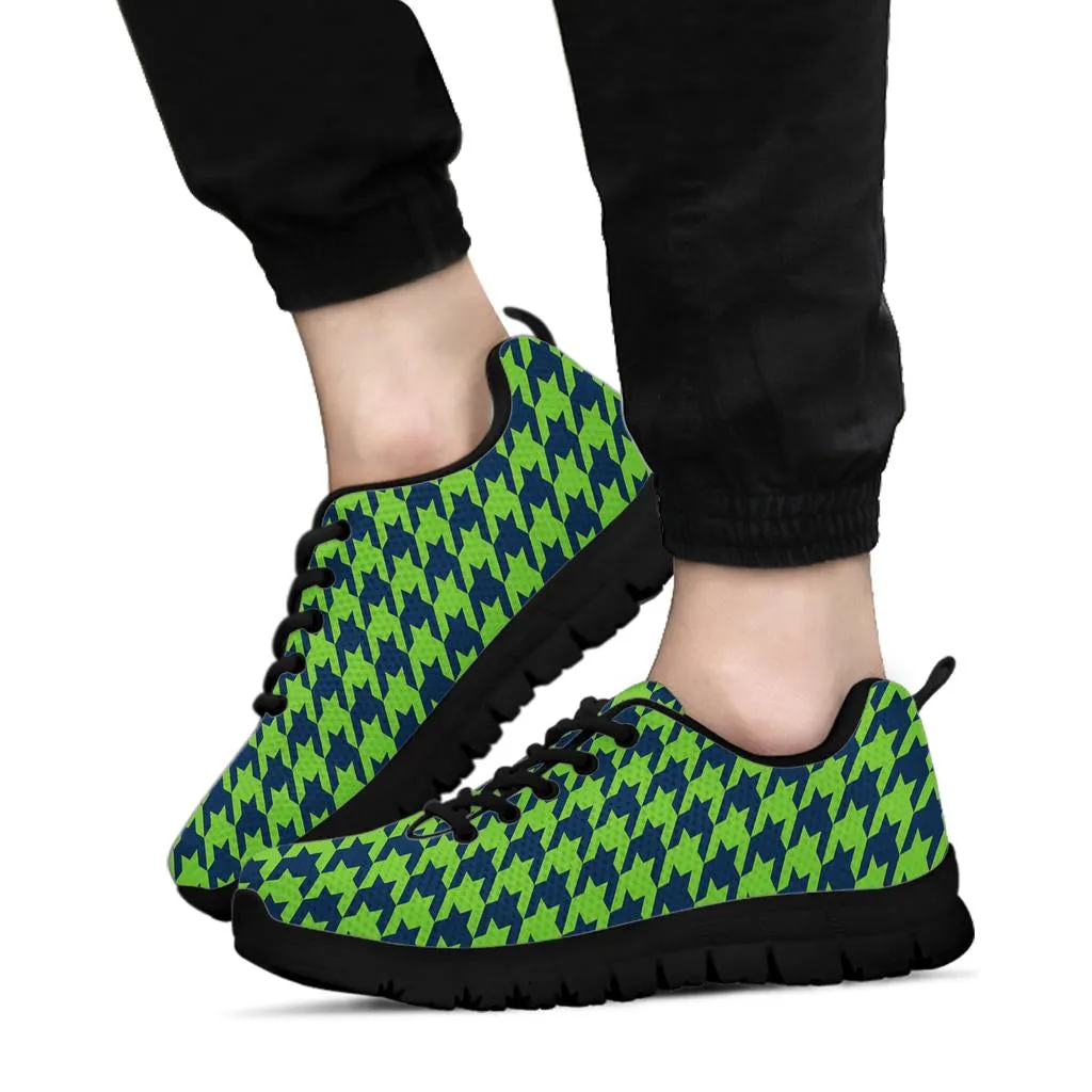 Mesh Sneaker_Navy on Green-A_S HT Pattern