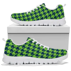 Mesh Sneaker_Navy on Green-A_S HT Pattern