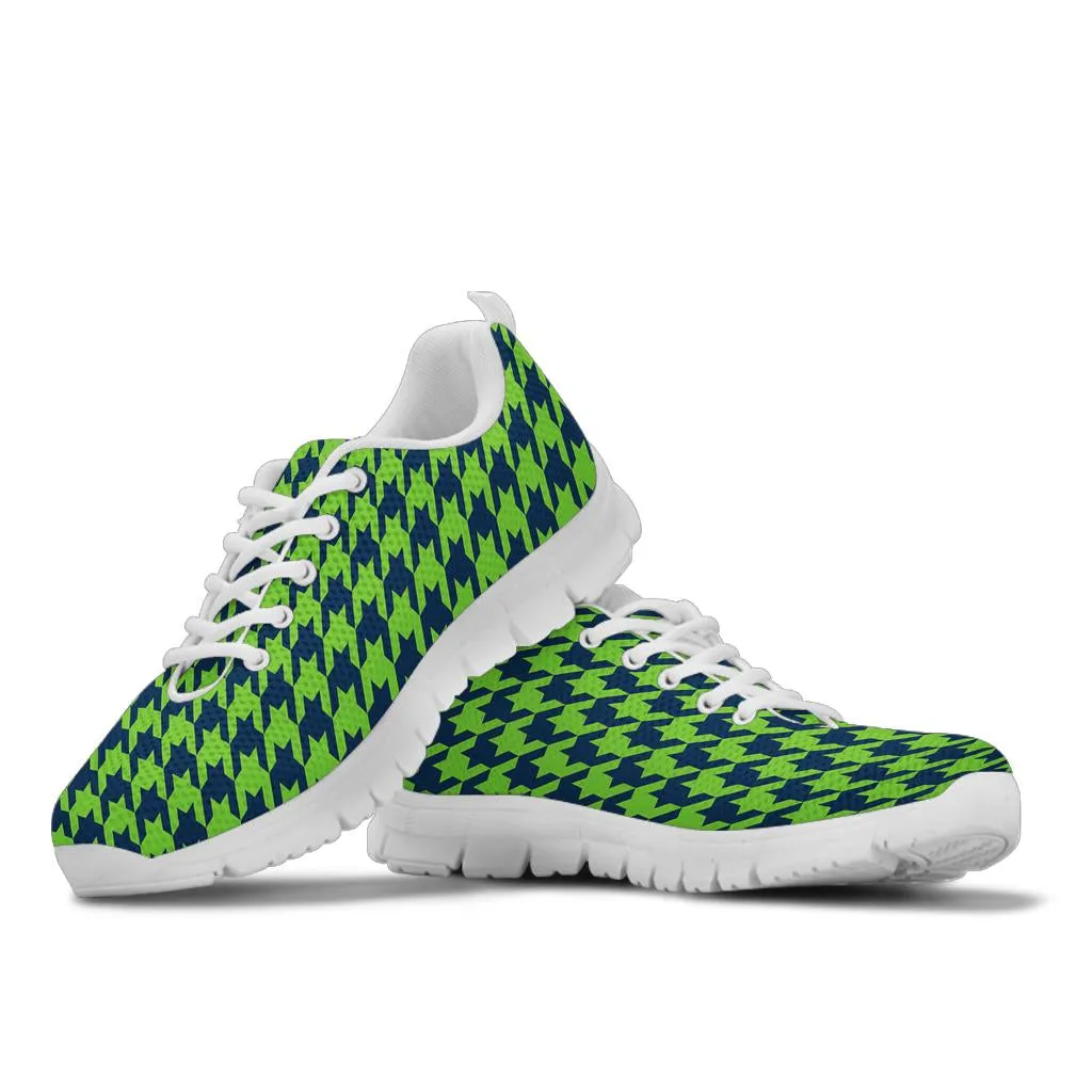 Mesh Sneaker_Navy on Green-A_S HT Pattern