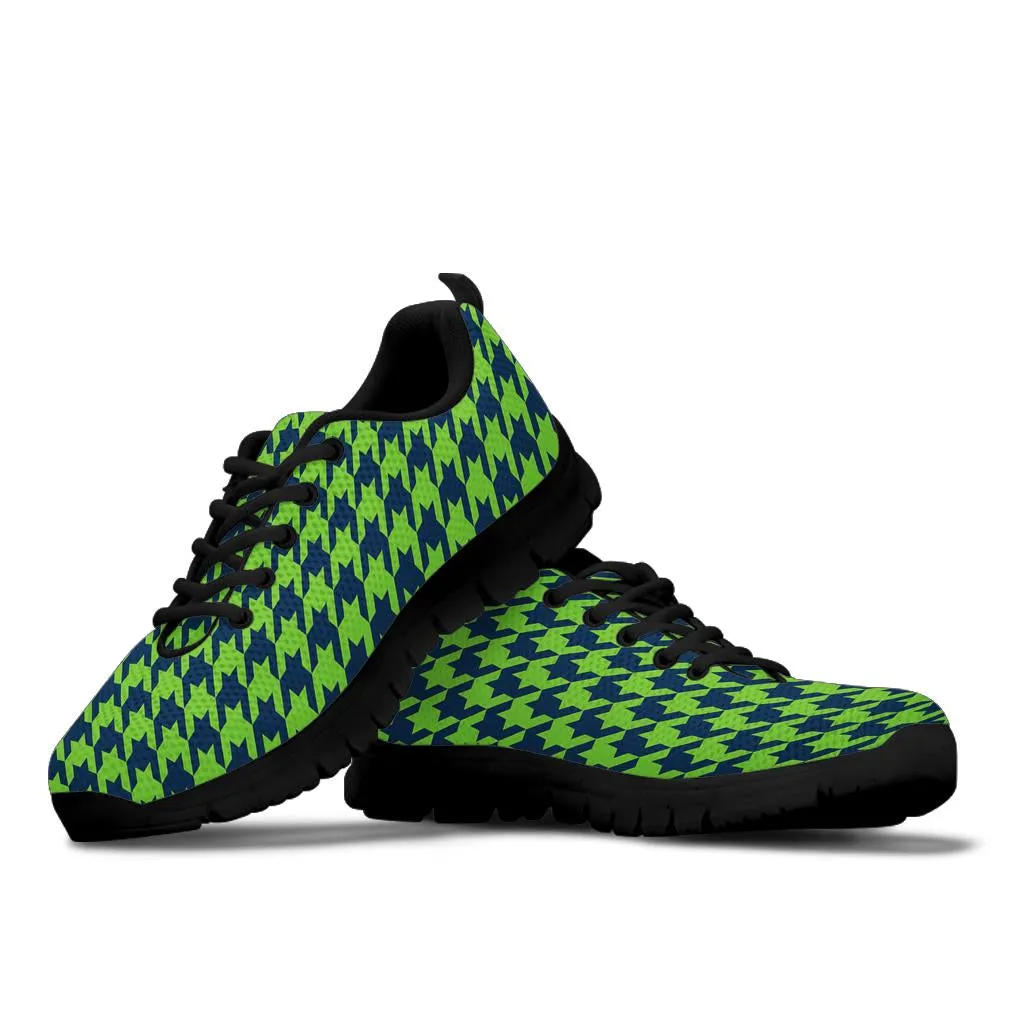 Mesh Sneaker_Navy on Green-A_S HT Pattern